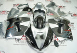 Suzuki Hayabusa Fairings (1999-2007) Silver, Gray, Chrome at KingsMotorcycleFairings.com