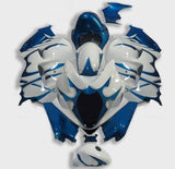 Suzuki Hayabusa Fairings (1999-2007) White, Blue, Tribal at KingsMotorcycleFairings.com
