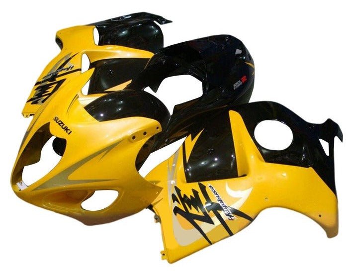 Suzuki Hayabusa Fairing kit (1999-2007) Yellow, Black at KingsMotorcycleFairings.com
