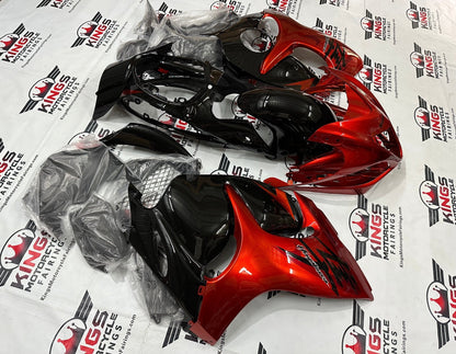 Suzuki Hayabusa Fairings (2008-2020) Burnt Orange, Black at KingsMotorcycleFairings.com
