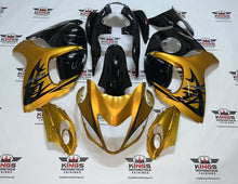 Suzuki Hayabusa Fairings (2008-2020) Gloss Gold, Black from KingsMotorcycleFairings.com