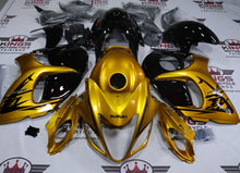 Suzuki Hayabusa Fairings (2008-2020) Gold, Black from KingsMotorcycleFairings.com