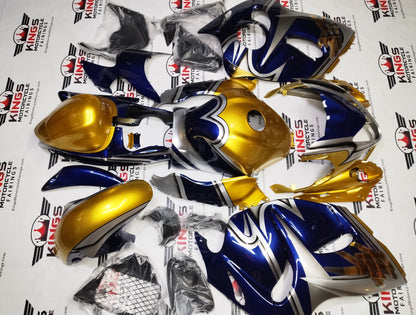 Suzuki Hayabusa Fairings (2008-2020) Gold, Navy Blue, Silver Special Edition from KingsMotorcycleFairings.com