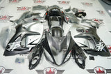 Suzuki GSX1300R Hayabusa Fairings (2008-2020) Gray, Silver, Black, White at KingsMotorcycleFairings.com