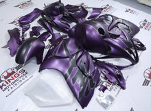 Suzuki Hayabusa Fairings (2008-2020) Matte Purple, Black, Glow at KingsMotorcycleFairings.com