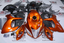 Suzuki Hayabusa Fairings (2008-2020) Orange, Faux Carbon Fiber at KingsMotorcycleFairings.com