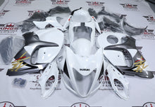 Suzuki Hayabusa Fairings (2008-2020) Pearl White, Silver, Gold from KingsMotorcycleFairings.com