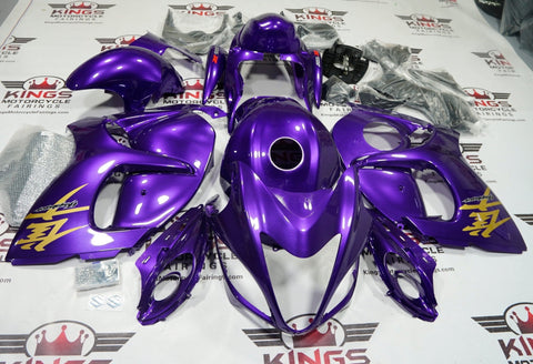Suzuki Hayabusa Fairings (2008-2020) Purple, Gold at KingsMotorcycleFairings.com