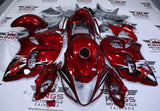 Suzuki Hayabusa Fairings (2008-2020) Red Burgundy, Black, Gray at KingsMotorcycleFairings.com