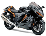 Suzuki Hayabusa Fairings (2021-2025) Black, Gold at KingsMotorcycleFairings.com