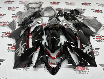 Suzuki Hayabusa Fairings (2021-2025) Black, Gray, Red at KingsMotorcycleFairings.com