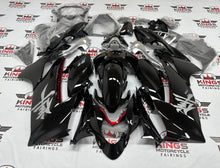 Suzuki Hayabusa Fairings (2021-2025) Black, Silver, Red at KingsMotorcycleFairings.com