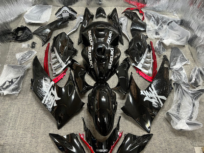 Suzuki Hayabusa Fairings (2021-2025) Gloss Black, Gray, Red from KingsMotorcycleFairings.com
