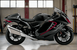 Suzuki Hayabusa Fairings (2021-2026) Black, Gray, Red at KingsMotorcycleFairings.com