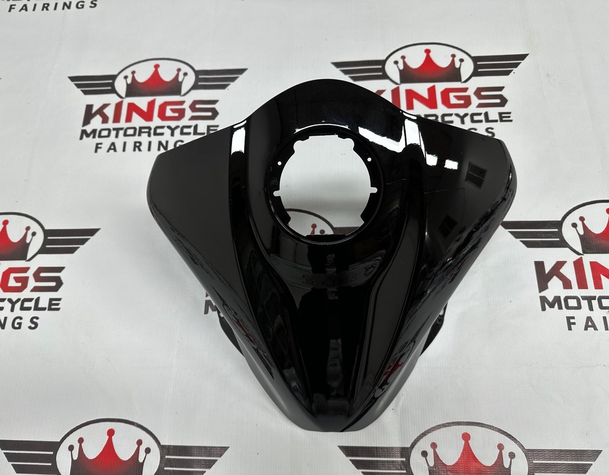 Suzuki Hayabusa Tank Cover Fairing (2021-2025) Black, Gray, Red at KingsMotorcycleFairings.com