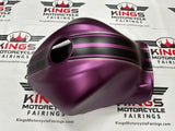 Suzuki Hayabusa Tank Fairing (2008-2020) Matte Purple, Black Stripes at KingsMotorcycleFairings.com