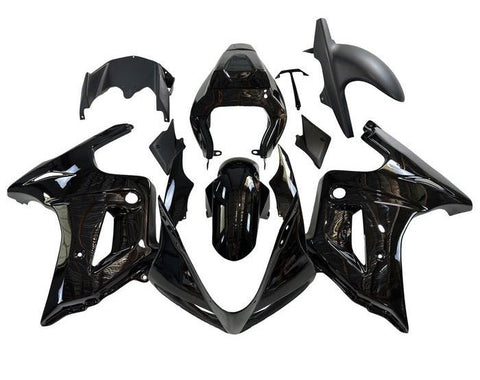 Suzuki SV650 Fairings (2003-2013) Black at KingsMotorcycleFairings.com