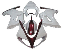 Suzuki SV650 Fairings (2003-2013) White, Candy Red at KingsMotorcycleFairings.com