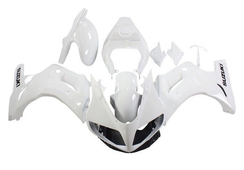 Suzuki SV650 Fairings (2003-2013) White at KingsMotorcycleFairings.com