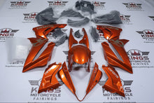 Suzuki GSX-8R Fairings (2024-2025) Orange, Silver from KingsMotorcycleFairings.com