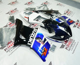 Suzuki GSX-R1000 Fairings (2003-2004) Dark Blue, White, Black, Red at KingsMotorcycleFairings.com