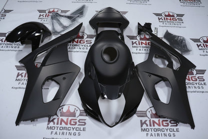 Suzuki GSX-R1000 Fairings (2003-2004) Matte Black from KingsMotorcycleFairings.com
