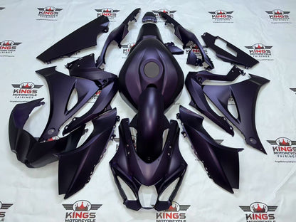 Suzuki GSX-R1000 Fairings (2017-2025) Flat Dark Purple at KingsMotorcycleFairings.com
