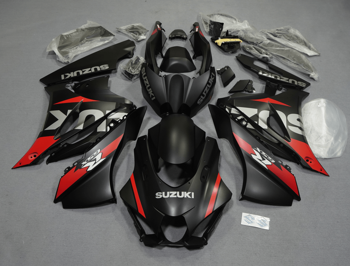 Suzuki GSX-R1000 Fairings (2017-2025) Matte Black, Red, Gray, White at KingsMotorcycleFairings.com