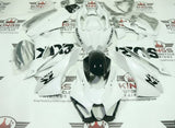 Suzuki GSX-R1000 Fairings (2017-2025) White, Black from KingsMotorcycleFairings.com