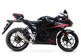Suzuki GSX-R125 Fairings (2017-2025) Black, Red Stripe at KingsMotorcycleFairings.com