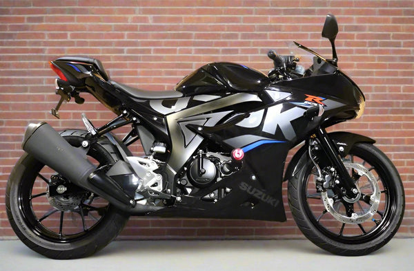 Suzuki GSX-R125 Fairings (2017-2025) Black, Silver, Blue at KingsMotorcycleFairings.com
