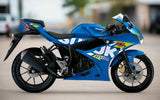 Suzuki GSX-R125 Fairings (2017-2025) Blue, Yellow Ecstar at KingsMotorcycleFairings.com