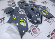 Suzuki GSX-R600 Fairings (2004-2005) Gray, Neon Yellow from KingsMotorcycleFairings.com
