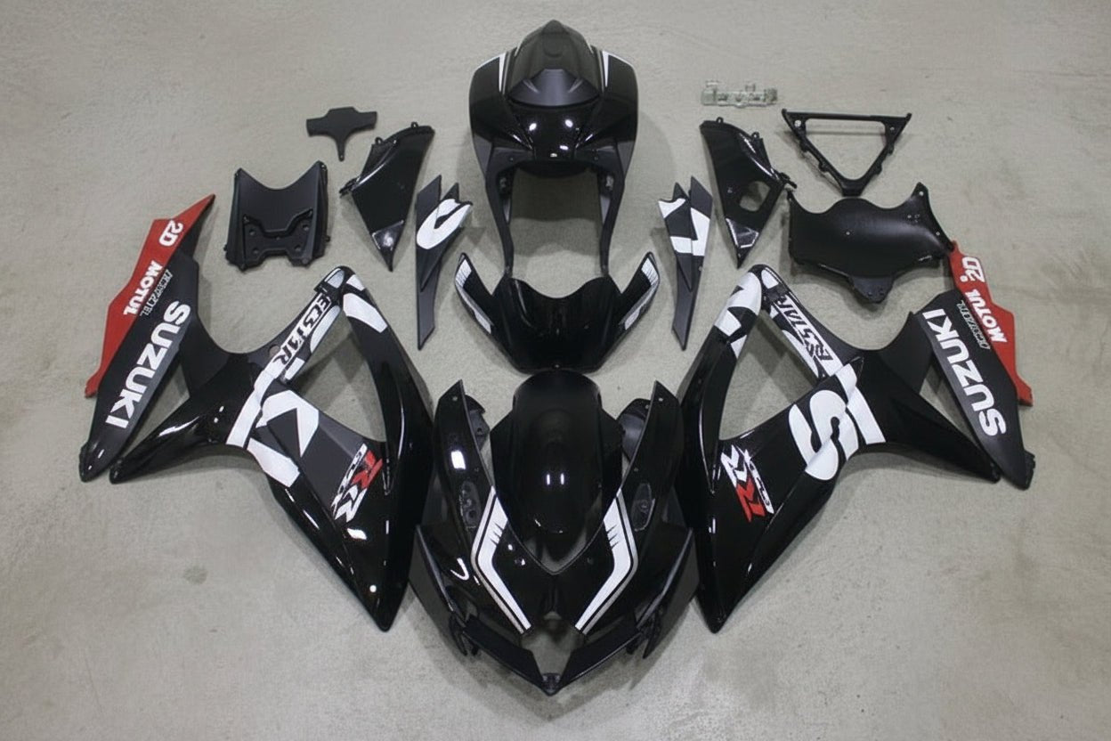 Suzuki GSX-R600 Fairings (2008-2010) Black, White, Red, Matte Black at KingsMotorcycleFairings.com