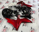 Suzuki GSX-R600 Fairings (2011-2024) Black, Candy Red at KingsMotorcycleFairings.com