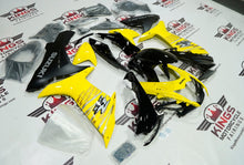 Suzuki GSX-R600 Fairings (2011-2024) Yellow, Black, Silver, Matte Black Checkered at KingsMotorcycleFairings.com