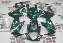 Suzuki GSX-R600 Fairings (2025-2026) Green Emerald, White at KingsMotorcycleFairings.com