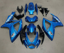 Suzuki GSX-R750 Fairing Kit (2006-2007) Blue Metallic, Gray at KingsMotorcycleFairings.com