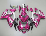 Suzuki GSX-R750 Fairing Kit (2006-2007) Pink, White at KingsMotorcycleFairings.com