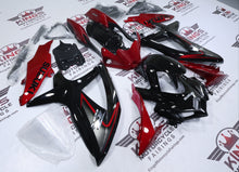 Suzuki GSX-R750 Fairings (2008-2010) Black, Dark Red, Gray from KingsMotorcycleFairings.com