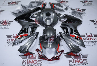 Suzuki GSX-R750 Fairings (2011-2024) Gray, Red, Black from KingsMotorcycleFairings.com