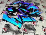 Suzuki GSXR 1000 Fairings (2005-2006) Blue, Pink, Chrome Chameleon at KingsMotorcycleFairings.com