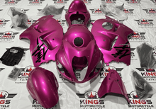 Suzuki GSX1300R Hayabusa Fairings (1999-2007) Pink, Black at KingsMotorcycleFairings.com