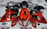 Suzuki GSX1300R Hayabusa Fairings (2008-2020) Orange,  Black at KingsMotorcycleFairings.com