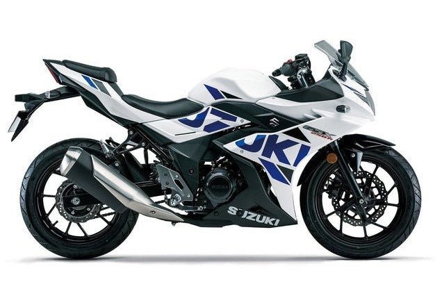 Suzuki GSX250R Fairing Kit (2017-2021) White, Blue, Black at KingsMotorcycleFairings.com