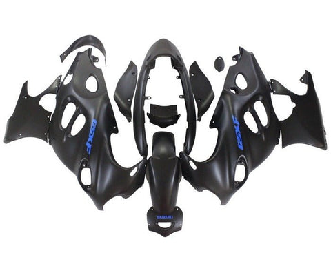 Suzuki GSX600F Katana Fairings (1998-2006) Matte Black, Blue from KingsMotorcycleFairings.com