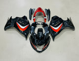 Suzuki GSX650F Fairings (2007-2015) Black, Candy Orange, Silver from KingsMotorcycleFairings.com