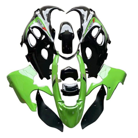 Suzuki GSX750F Katana Fairings (1998-2006) Green, Black at KingsMotorcycleFairings.com