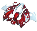 Suzuki GSX750F Katana Fairings (1998-2006) Red, White from KingsMotorcycleFairings.com