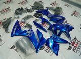 Suzuki GSX8R Fairings (2024-2025) Blue, Gray by KingsMotorcycleFairings.com